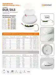 Светодиодный потолочный   светильник Estares  DLR 12W, 15W, 20W, 25W круглый,белый