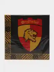 Harry Potter. Салфетки бумажные трехслойные 33*33 см, 20 шт (гербы Хогвартса)