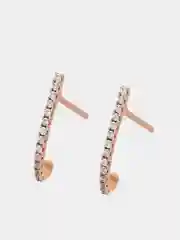 Медный серьги-гвоздики из медицинского сплава