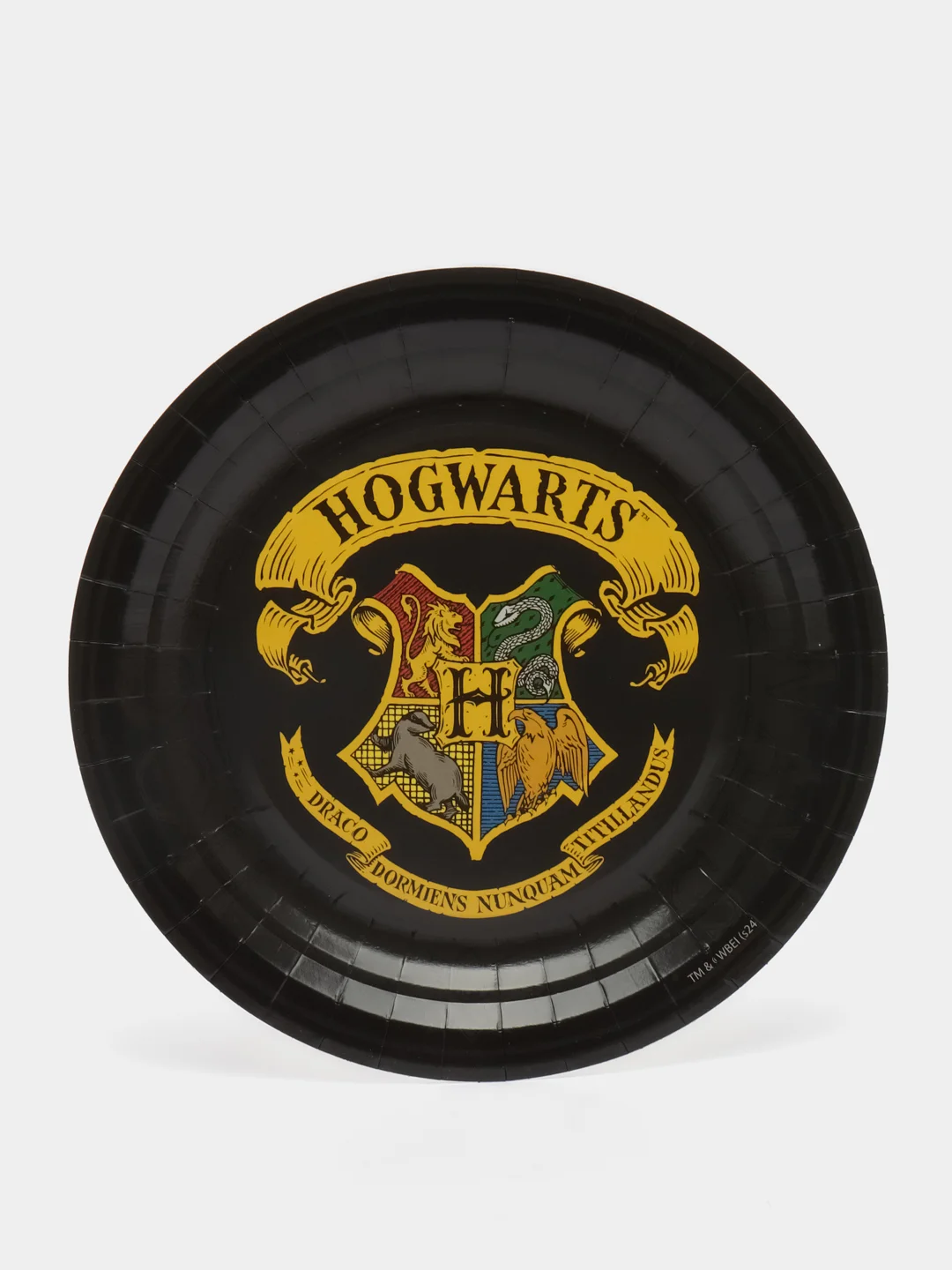 Harry Potter. Набор бумажных тарелок, 6 шт d=180 мм (гербы Хогвартса)