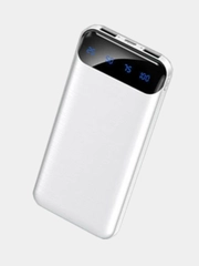 Внешний аккумулятор, 10000 мАч, USB Type-A/Type-C, повербанк портативный