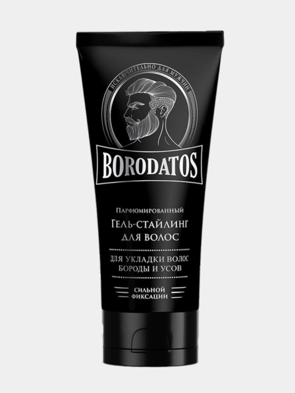 Borodatos Парфюмированный Гель-стайлинг для волос сильной фиксации 75мл