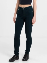 Джинсы женские skinny, цветные, средняя посадка
