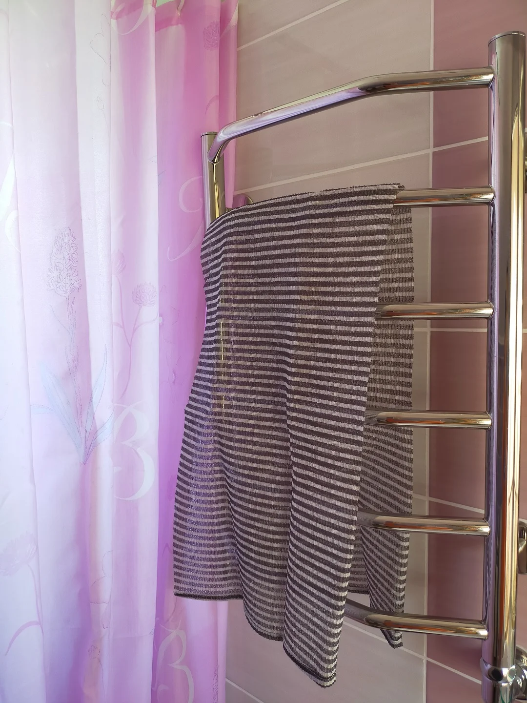 Серый мочалка японская умеренной жесткости ECONEXT microfiber Швеция 30х100см