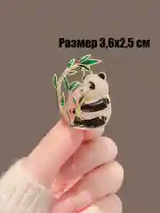 Зеленый женские броши-булавки с красивыми изображениями