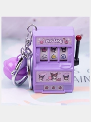 Брелок аниме Kuromy, My Melody, Hello Kitty, брелок казино, игровой автомат Куроми, Китти