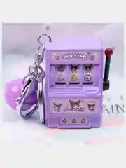 Брелок аниме Kuromy, My Melody, Hello Kitty, брелок казино, игровой автомат Куроми, Китти