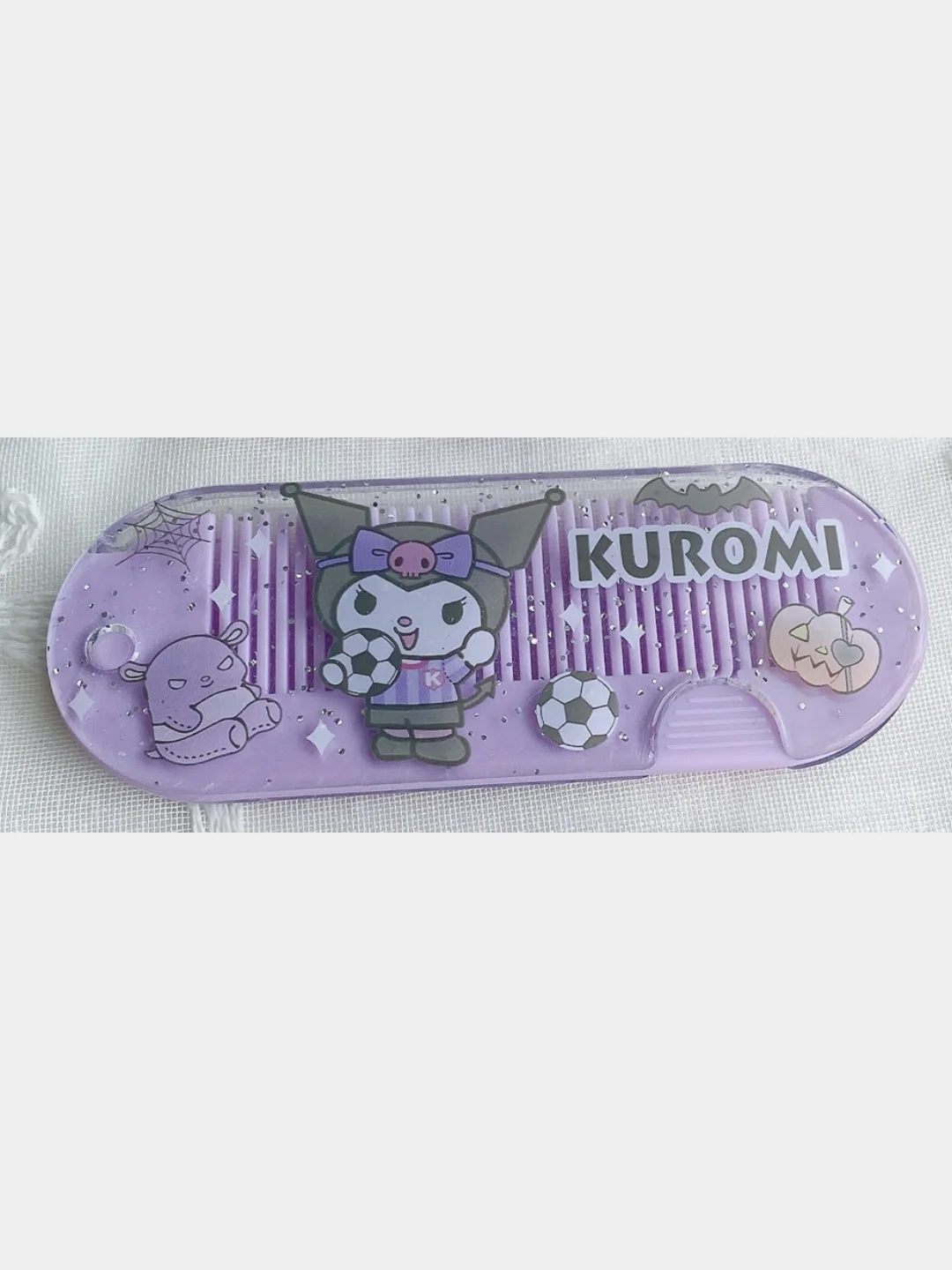 Расчёска складная детская Куроми, Хэллоу Китти, Май Мелоди, Hello Kitty, My Melody, Kuromi