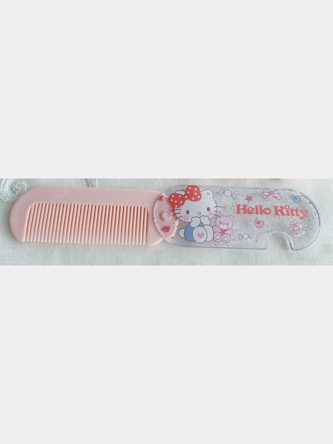 Расчёска складная детская Куроми, Хэллоу Китти, Май Мелоди, Hello Kitty, My Melody, Kuromi