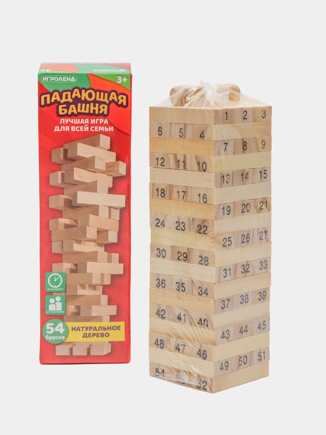 Настольная игра "Падающая башня", дерево