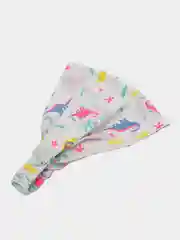 Серый косынка для девочки / косынка на лето / бандана / косынки девочке / повязка на голову
