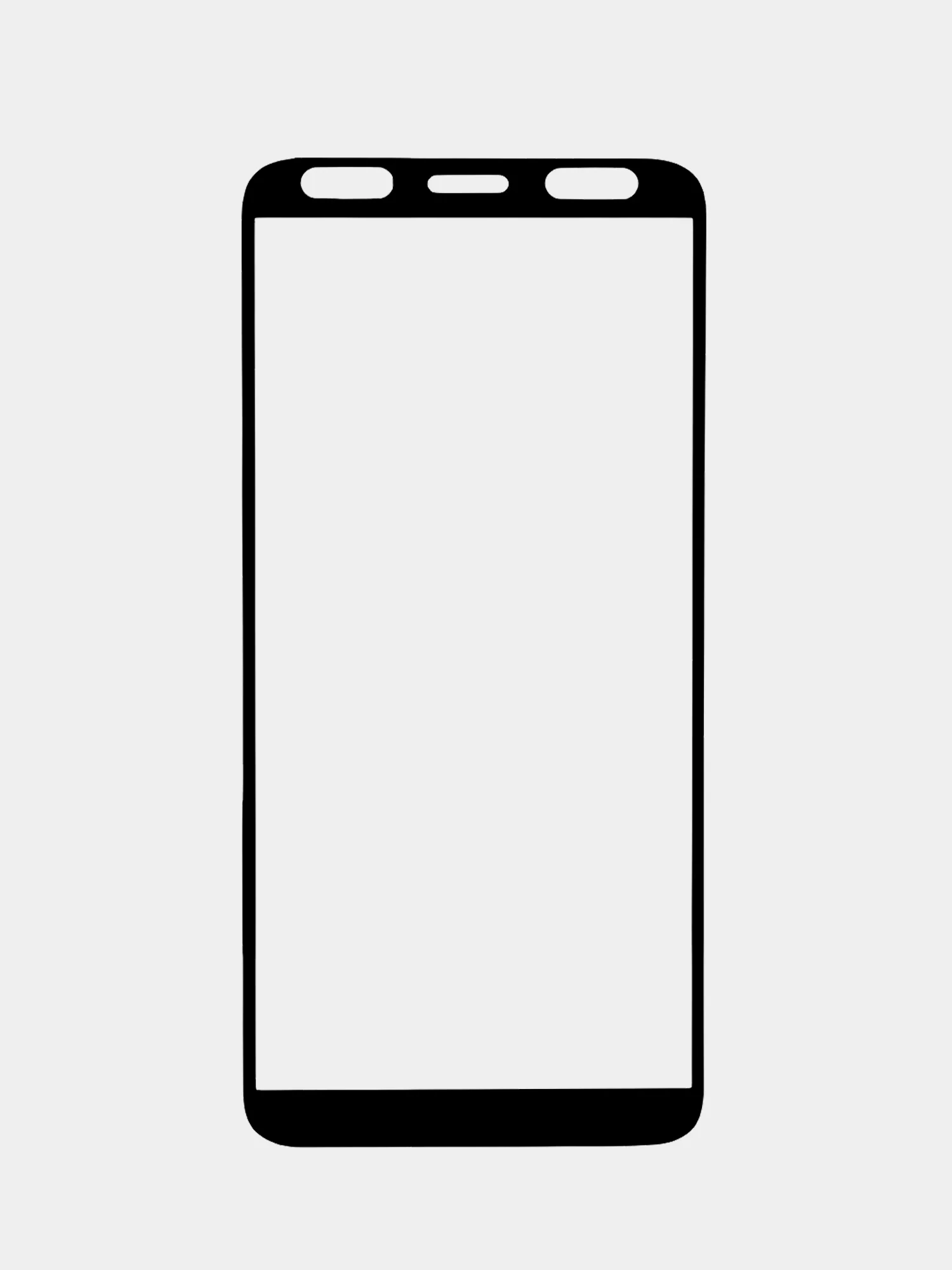Защитное стекло для Xiaomi Redmi 5 Plus, на весь экран, черное