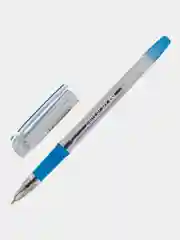 Ручки шариковые синие Brauberg набор 12 штук тонкие для школы и офиса, линия письма 0,2 мм