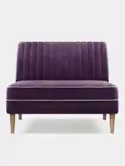 Фиолетовый диван MONOFIX, АММА, велюр