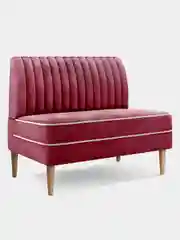 Вишнёвый диван MONOFIX, АММА, велюр