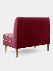 Вишнёвый диван MONOFIX, АММА, велюр