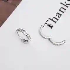 Серьги кольца римские цифры