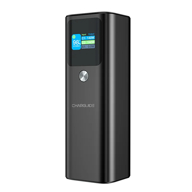 Универсальный внешний аккумулятор Power bank на 24000 mAh CharGuide 140 w
