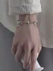 Браслет цепочка женский с повеской звезда