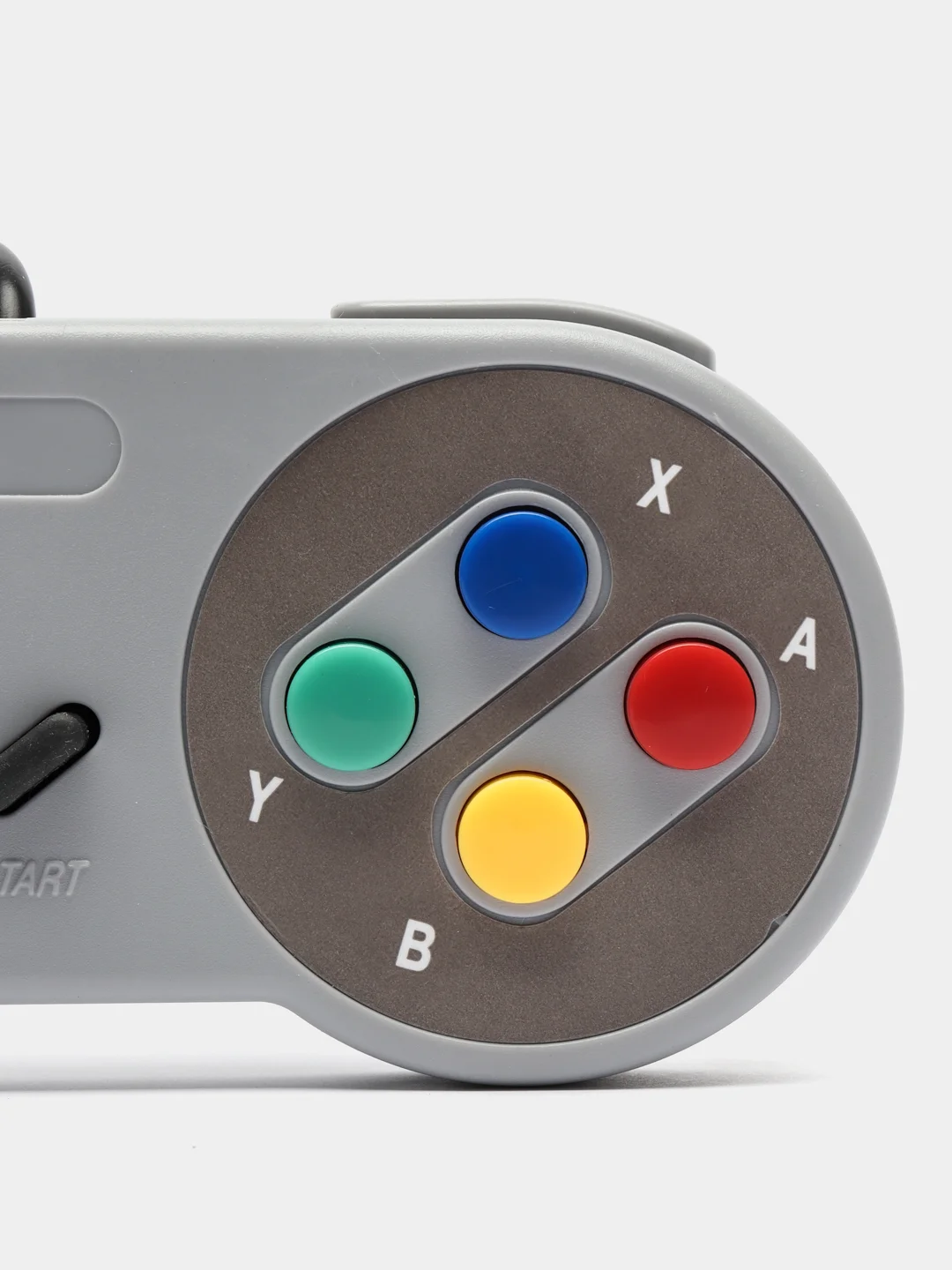 Белый геймпад (Raspberry Pi, RetroPi, SNES), проводной, серый