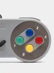 Белый геймпад (Raspberry Pi, RetroPi, SNES), проводной, серый