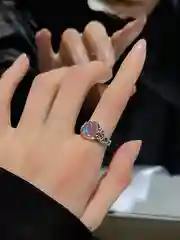 Серый металлик женские кольца со вставками в виде сфер