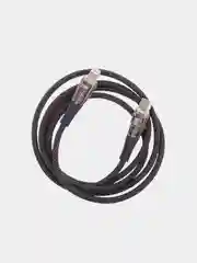 Угольный кабель Type-C to Type-C / Lightning to USB-C для быстрой зарядки телефона BROSCORP 1 м