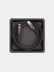 Угольный кабель Type-C to Type-C / Lightning to USB-C для быстрой зарядки телефона BROSCORP 1 м