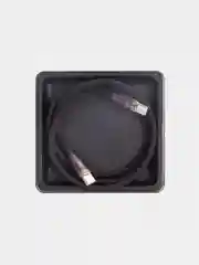 Черный кабель Type-C to Type-C / Lightning to USB-C для быстрой зарядки телефона BROSCORP 1 м