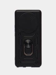 Чехол Honor X9B / Хонор Х9Б противоударный, с металлической подставкой кольцом