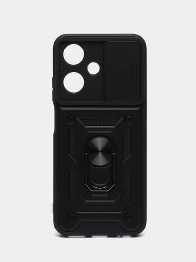 Чехол Infinix Hot 30 Play / Хот 30 Плей противоударный, с металлической подставкой кольцом