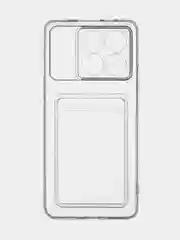 Молочный чехол для Xiaomi Poco X6 Pro/ Redmi K70E силиконовый BROSCORP матовый/ прозрачный тонкий