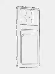Молочный чехол для Xiaomi Poco X6 Pro/ Redmi K70E силиконовый BROSCORP матовый/ прозрачный тонкий