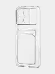 Молочный чехол для Xiaomi Poco X6 Pro/ Redmi K70E силиконовый BROSCORP матовый/ прозрачный тонкий