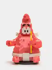 Бирюзовый детский 3D конструктор, игрушка развивающая, герои мультфильма Спанч Боб, Патрик