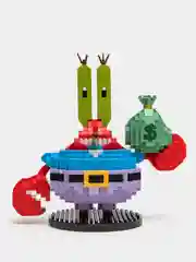 Бежевый детский 3D конструктор, игрушка развивающая, герои мультфильма Спанч Боб, Патрик