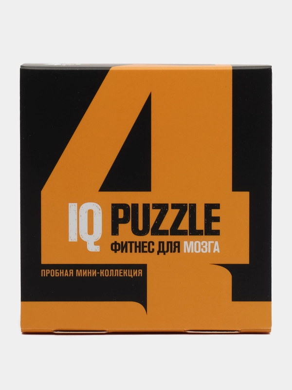 Развивающие IQ головоломки пазлы для взрослых Набор из 4 шт IQ Puzzle тренажер для мозга