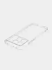 Прозрачный чехол для Xiaomi Poco X6 Pro/ Redmi K70E силиконовый BROSCORP матовый/ прозрачный тонкий