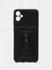 Чехол Samsung Galaxy A05 / Галакси А05 противоударный, с металлической подставкой кольцом