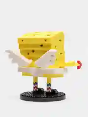 Белый детский 3D конструктор, игрушка развивающая, герои мультфильма Спанч Боб, Патрик