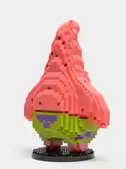 Алый детский 3D конструктор, игрушка развивающая, герои мультфильма Спанч Боб, Патрик