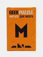 Развивающая игра IQ головоломка пазлы для взрослых Буква "М" IQ Puzzle