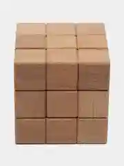 Экологичный Деревянный Магнитный 3D куб Geek Puzzle