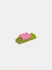 Бежевый меланж детский 3D конструктор, игрушка развивающая, герои мультфильма Спанч Боб, Патрик
