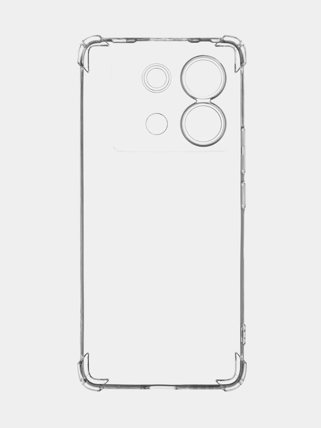 Прозрачный противоударный чехол для Infinix Zero 30 4G / 5G силиконовый BROSCORP с усиленными углами