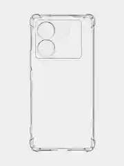 Прозрачный противоударный чехол для Infinix Zero 30 4G / 5G силиконовый BROSCORP с усиленными углами