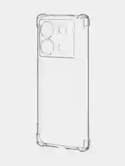 Прозрачный противоударный чехол для Infinix Zero 30 4G / 5G силиконовый BROSCORP с усиленными углами