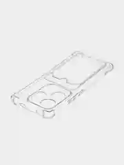 Молочный противоударный чехол для Infinix Zero 30 4G / 5G силиконовый BROSCORP с усиленными углами