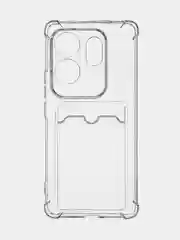 Молочный противоударный чехол для Infinix Zero 30 4G / 5G силиконовый BROSCORP с усиленными углами