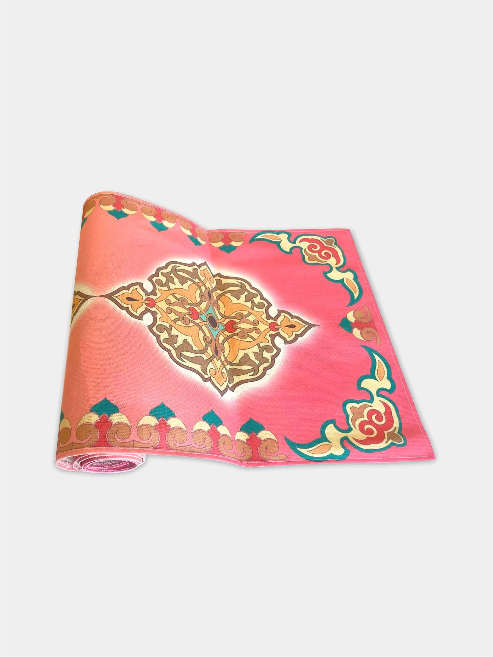 Коралловый декоративная салфетка, дорожка Татарстан/Татарча, 25х25см,40х40см,150х40см, разные принты